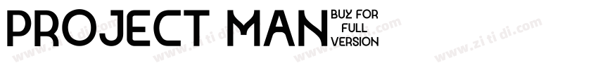 Project Man字体转换